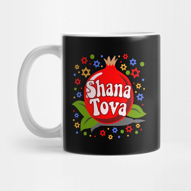 Shana Tova - Rosh Hashanah - Jewish New Year - Holiday Gift For Men, Women & Kids by Art Like Wow Designs